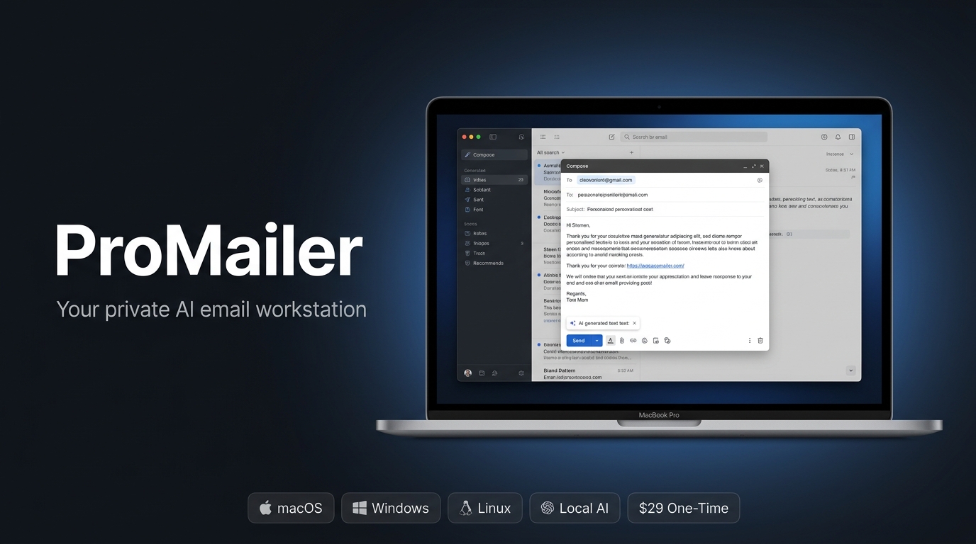 ProMailer Sovereign Workstation Interface
