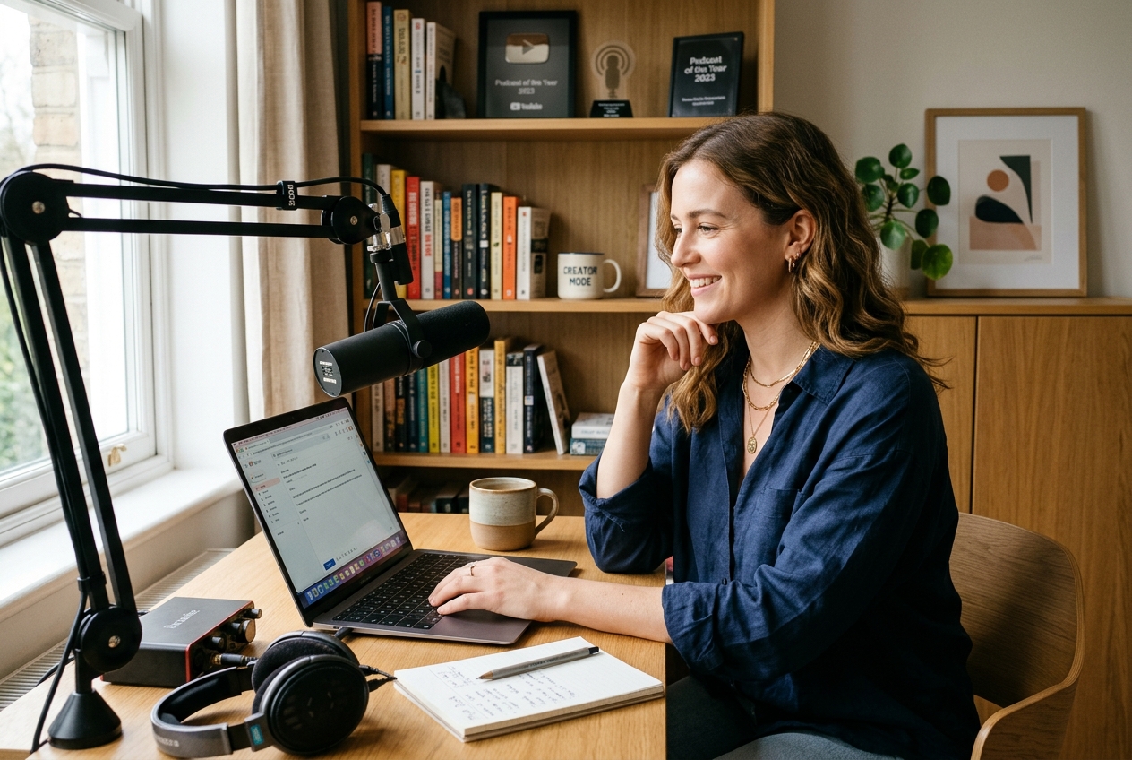 Content Creator and Podcaster using ProMailer